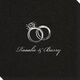 Wedding Rings Linen Like Napkins Image 3 of 3